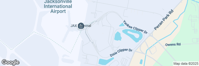 Google Maps Jacksonville Airport (JAX), 2400 Yankee Clipper Drive, Jacksonville, FL 32218-2492, United States of America